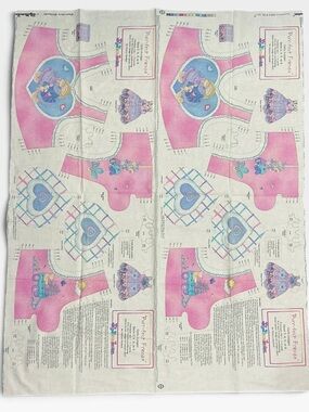 Purr-fest Friends Girls Jumper Fabric Panel *bodice only* Hearts Bears